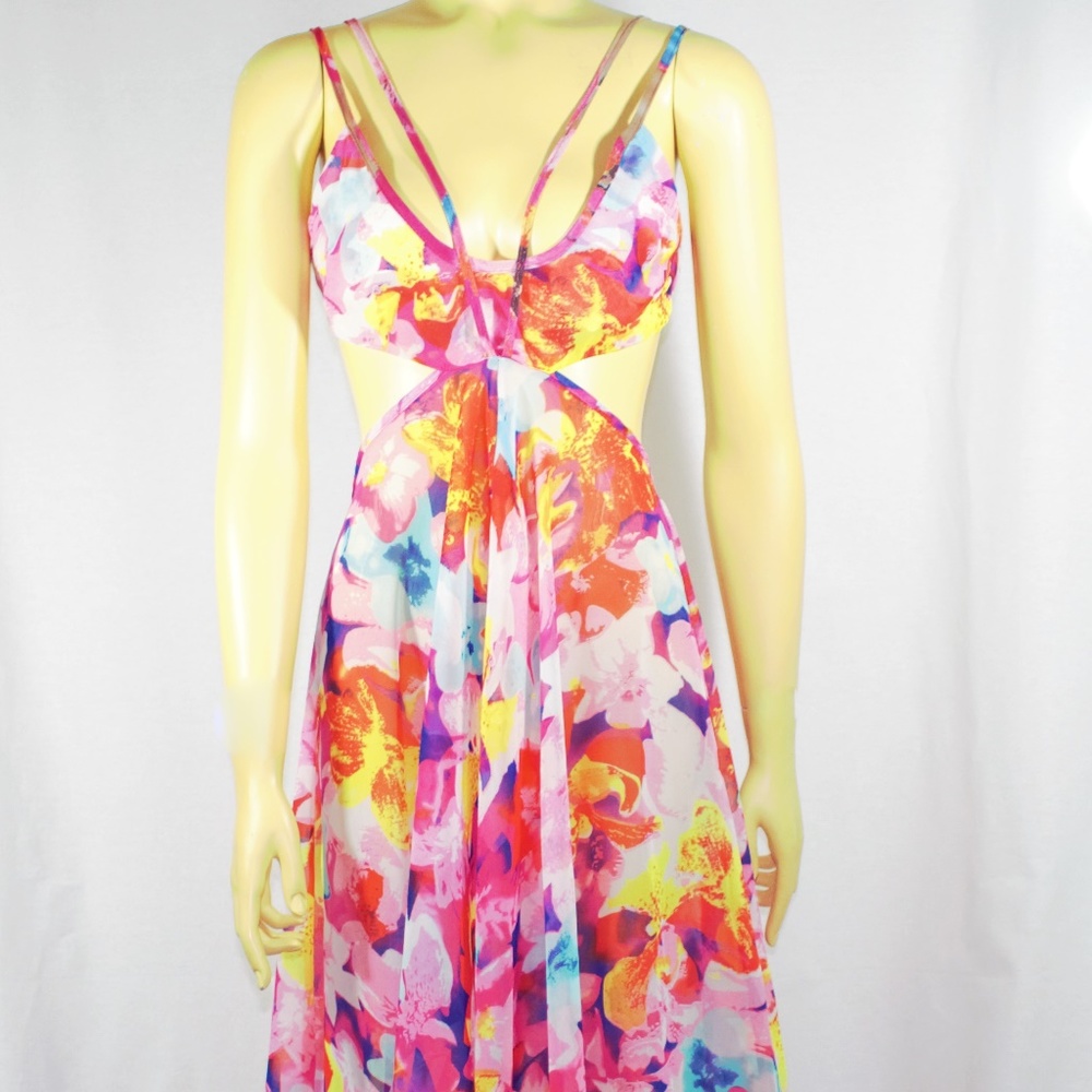 Tropical Maxi Beach Cover-up